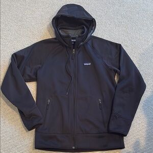 Men's Black Patagonia Hooded Jacket